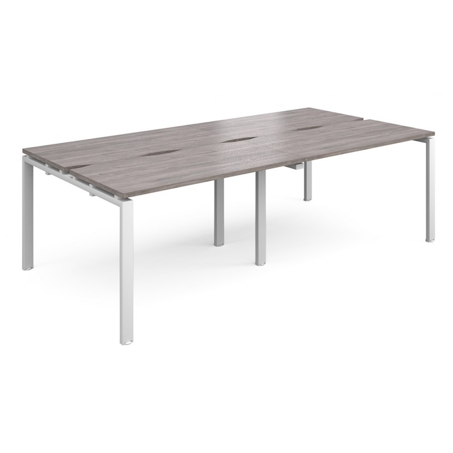 Adapt 1200mm Deep Sliding Top Double Back to Back Bench Desk